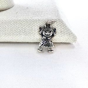 NWT – Save the Children – Little Girl Sterling Silver Charm